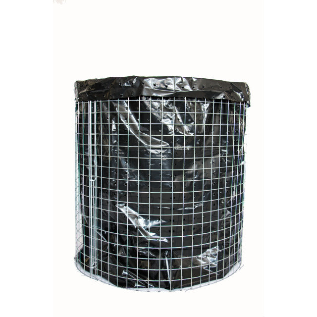 Colibri Containerbeutel für Drahtsilo – HDPE, schwarz, 345 × 1200 × 430 mm, 3 Stk