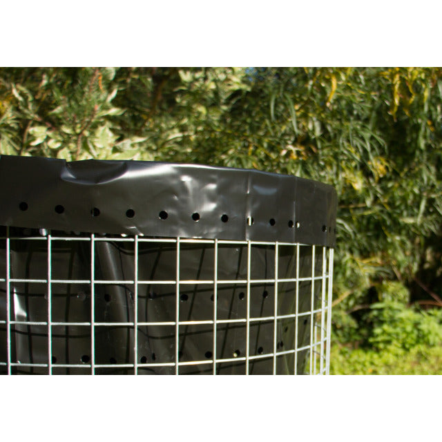 Colibri Containerbeutel für Drahtsilo – HDPE, schwarz, 345 × 1200 × 430 mm, 3 Stk