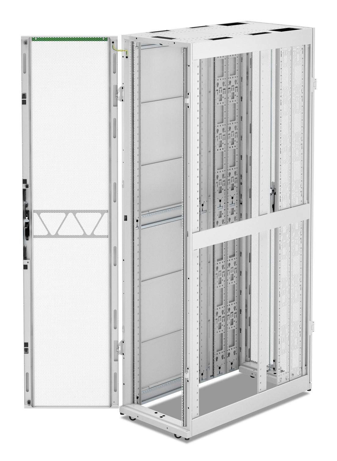 APC NetShelter SX – 19" Netzwerkschrank 52U, 800 × 1200 × 2436 mm, weiss