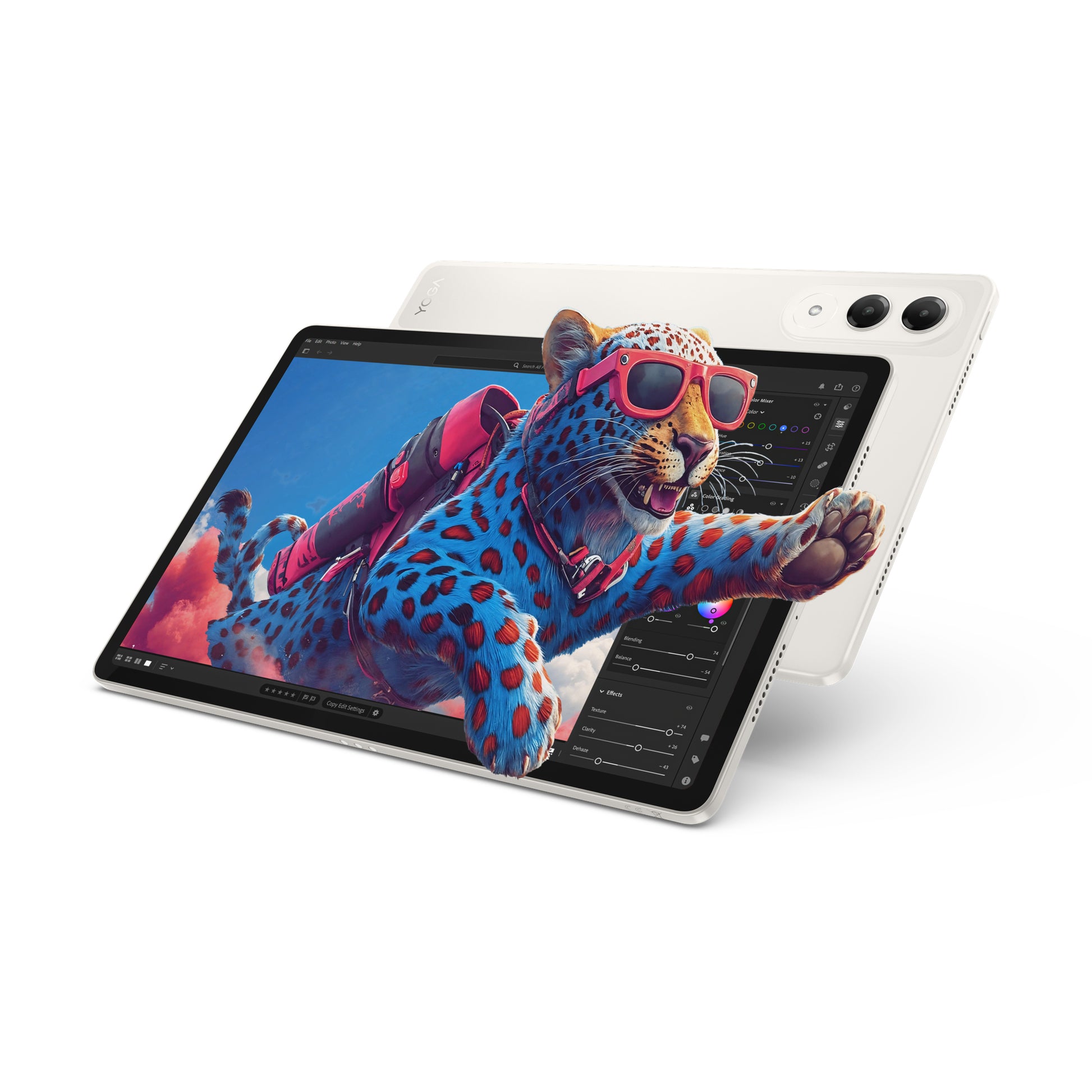 Lenovo Yoga Tab – 11,1", 256 GB, 12 GB RAM, Wi‑Fi, Seashell, IP53
