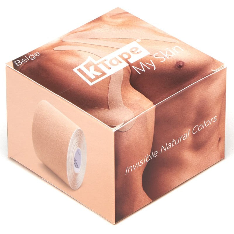 K-Tape Pflasterrolle – 50 mm × 5 m, zuschneidbar, beige
