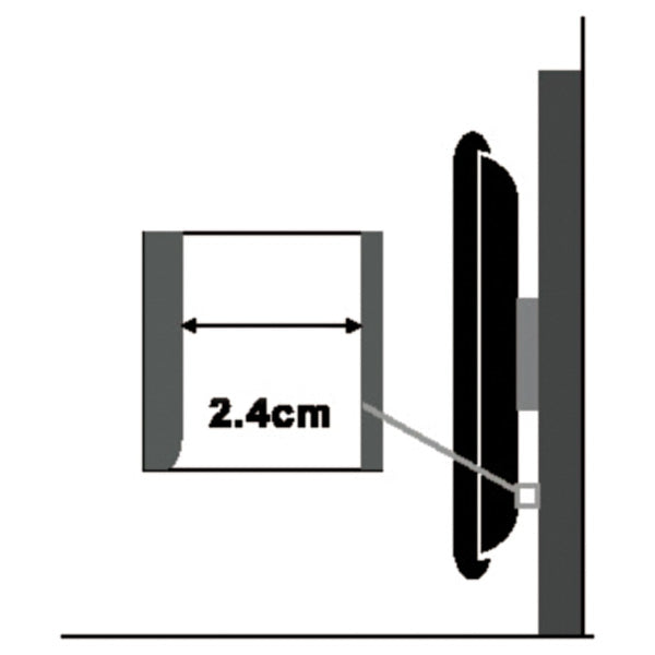 VALUE Wandhalterung – Fix – 32–60" – VESA 200×200–700×500 – bis 80 kg – Schwarz