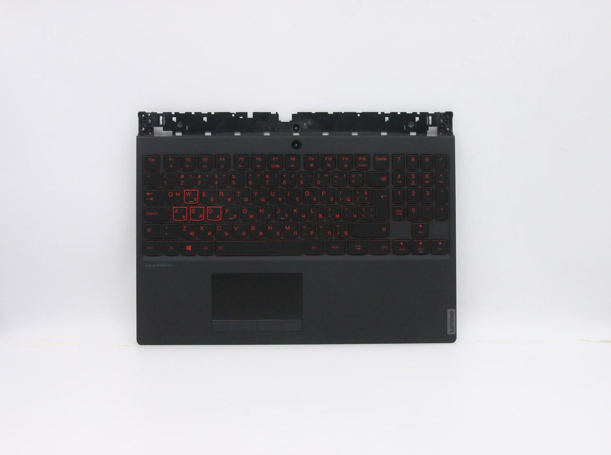 Lenovo Ersatzgehäuse mit Tastatur für Legion Y7000-2019 (81NS) – Bulgarisch, mit Ziffernblock – Schwarz