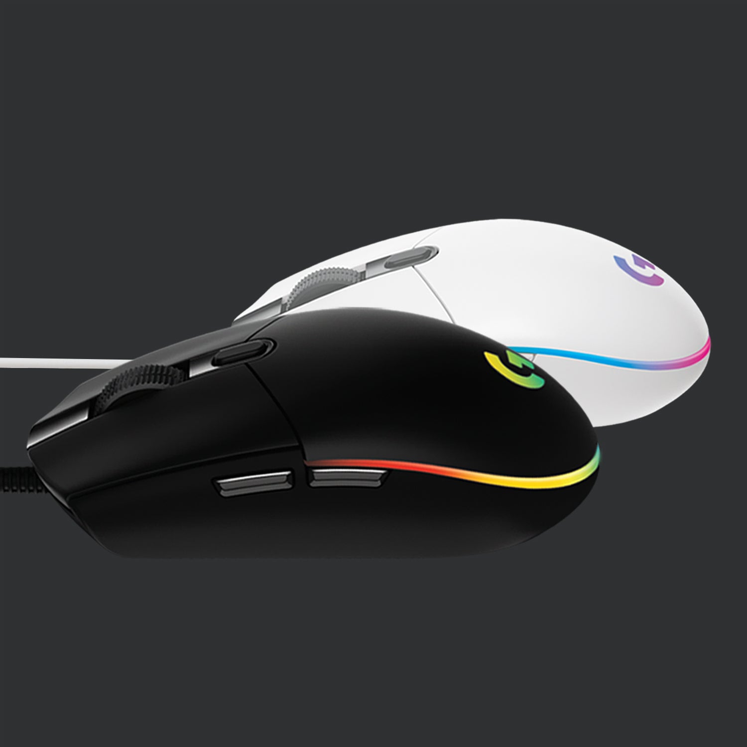 Logitech G G203 – Gaming-Maus – Kabelgebunden (USB‑A), 8000 DPI, RGB-Beleuchtung, Schwarz