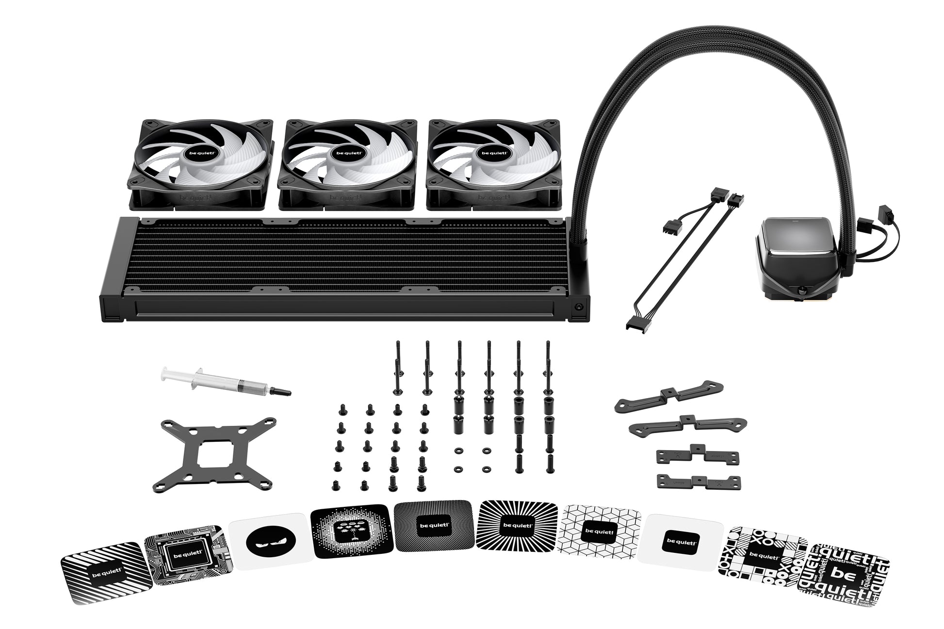be quiet! be quiet Pure Loop 3 LX 360 mm All-in-One-Flüssigkeitskühler – 3×120 mm Lüfter, RGB – Schwarz