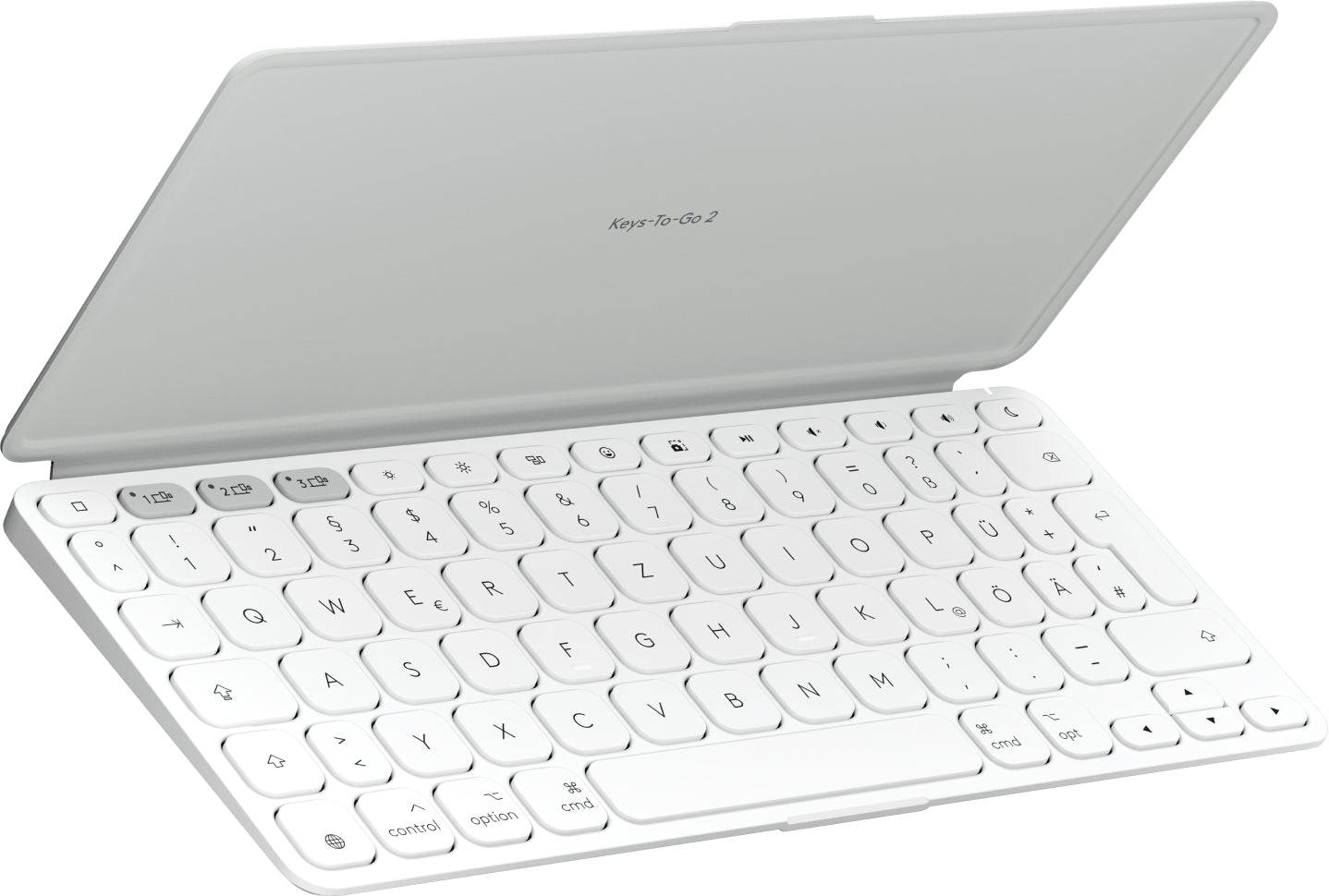 Logitech Keys-To-Go 2 – Tastatur, DE-Layout (DE), Grau