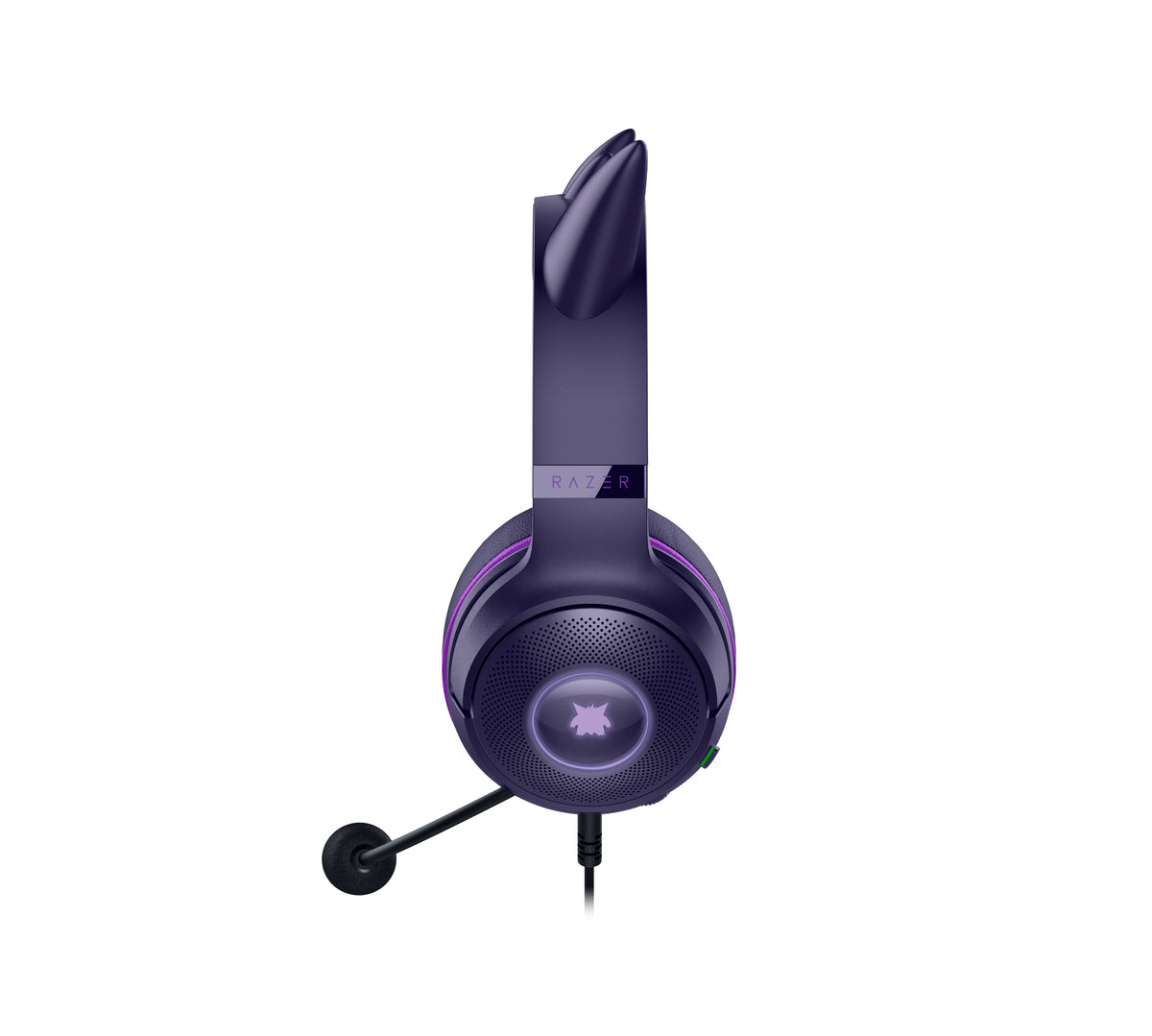 Razer Kraken Kitty V2 Pokémon Gengar Ed. Gaming-Headset – Over-Ear, Stereo, Kabel (USB-A), Violett