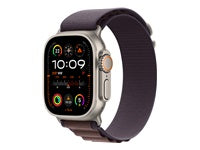 Apple Alpine Loop – Armband – für Apple Watch 49 mm, Indigo, Grösse S, aus recyceltem Material