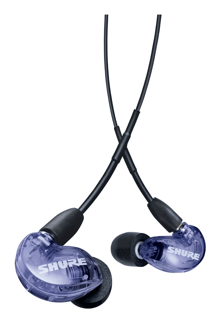 Shure SE215 – In-Ear Headset – 3,5 mm Klinke, Anruf-Management – Violett – für Apple/Android