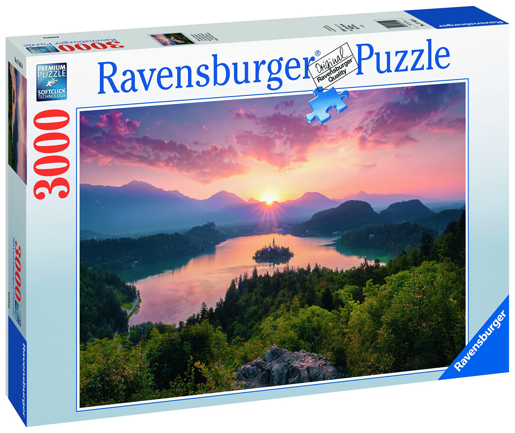Ravensburger Bleder See, Slowenien – Logikspiel, ab 14 Jahren, IT/NL/ES/DE/EN/FR