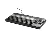 HP Tastatur, kabelgebunden (USB-A), DE-Layout (DE), mit Magnetstreifenleser