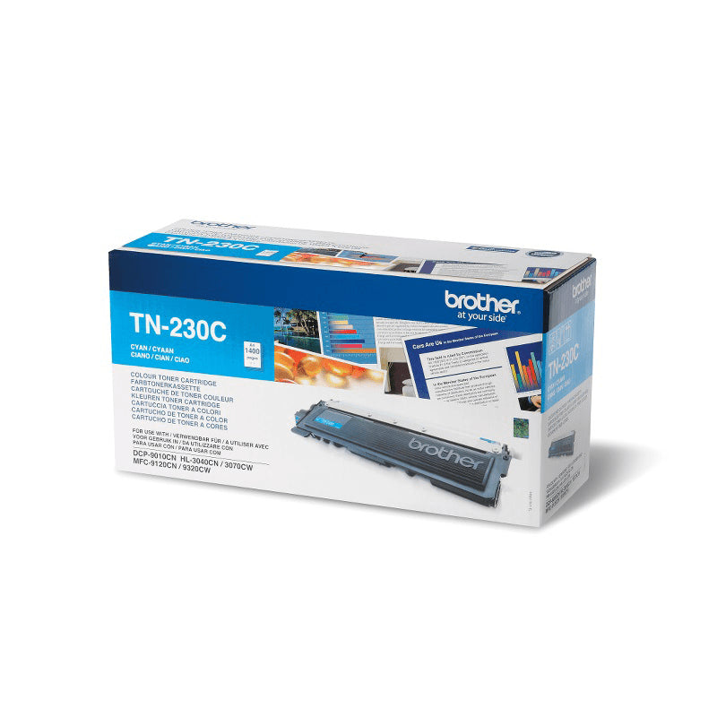 Brother Toner TN-230C – cyan, 1400 Seiten – für DCP-9010CN/MFC-9120CN/HL-3040CN und andere