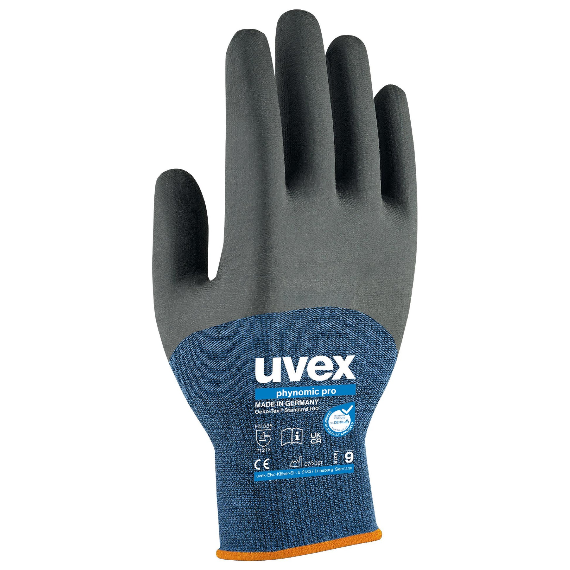Uvex Montagehandschuhe – Erwachsene, Elastan, Grau