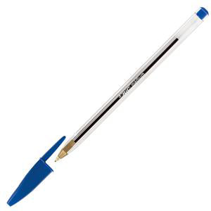 BIC Cristal Original Kugelschreiber – 50er Pack, Blau, Deckel