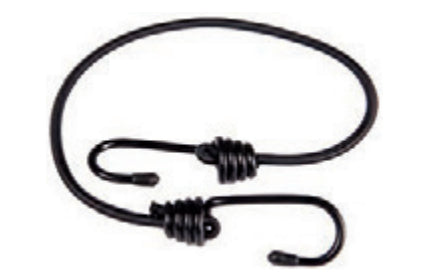 Meister & Cie Meister – Kordel Gummi, schwarz Ø 10 mm × 0,8 m, Reisskraft 80 kg