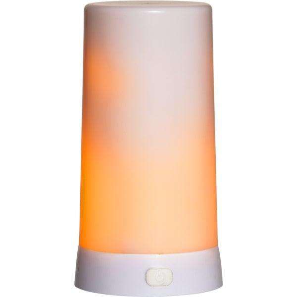 Star Trading LED-Teelicht – 0,03 lm, 0,03 W, Warmweiss, IP44, Akkubetrieb, Flackernd, Weiss, Kunststoff