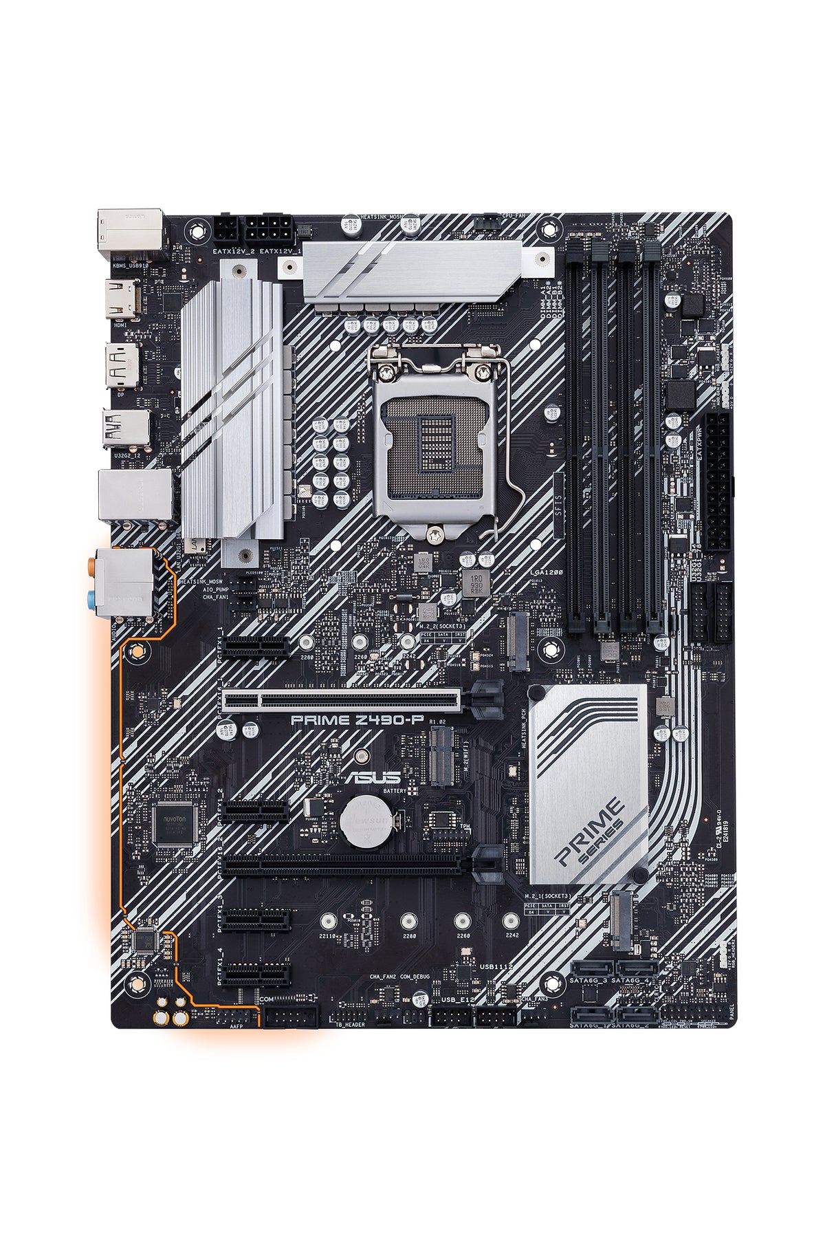 ASUS PRIME Z490-P – Mainboard – LGA 1200, Intel Z490, ATX, DDR4, für Intel Celeron, Intel Core i3, Intel Core