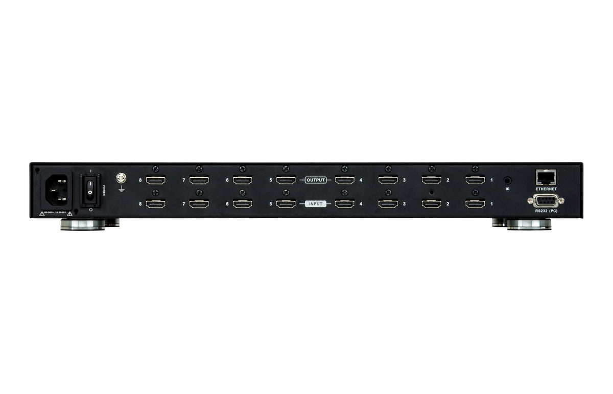 ATEN VM5808H – 8×8 HDMI-Matrix, Full HD, RS-232/Ethernet/IR