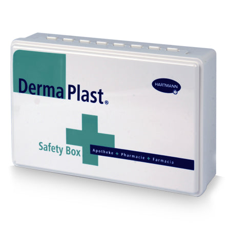 DermaPlast Verbandkasten Safety Box – weiss, Kunststoff – 210 × 140 × 55 mm