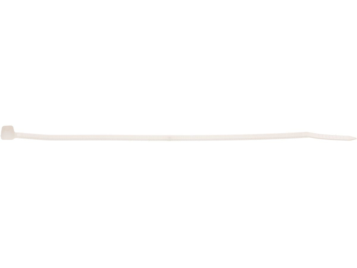 Max Hauri AG Max Hauri – Kabelbinder 100 × 2,5 mm, Polyamid, natur, 100 Stk.