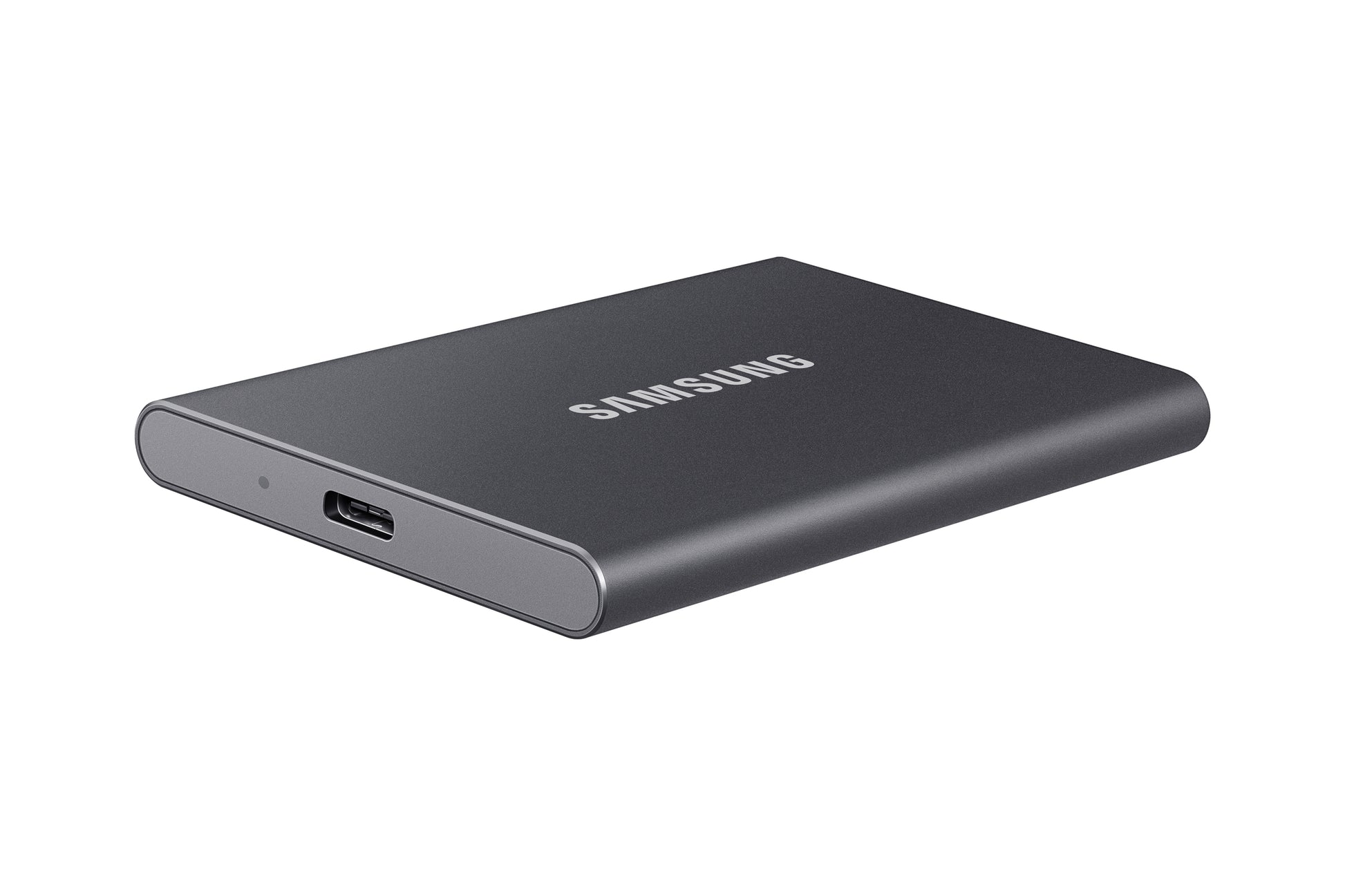 Samsung Portable SSD T7 – 2 TB, USB 3.2 Gen 2 (USB-C), 1'050/1'000 MB/s, AES-256 Hardwareverschlüsselung, Grau