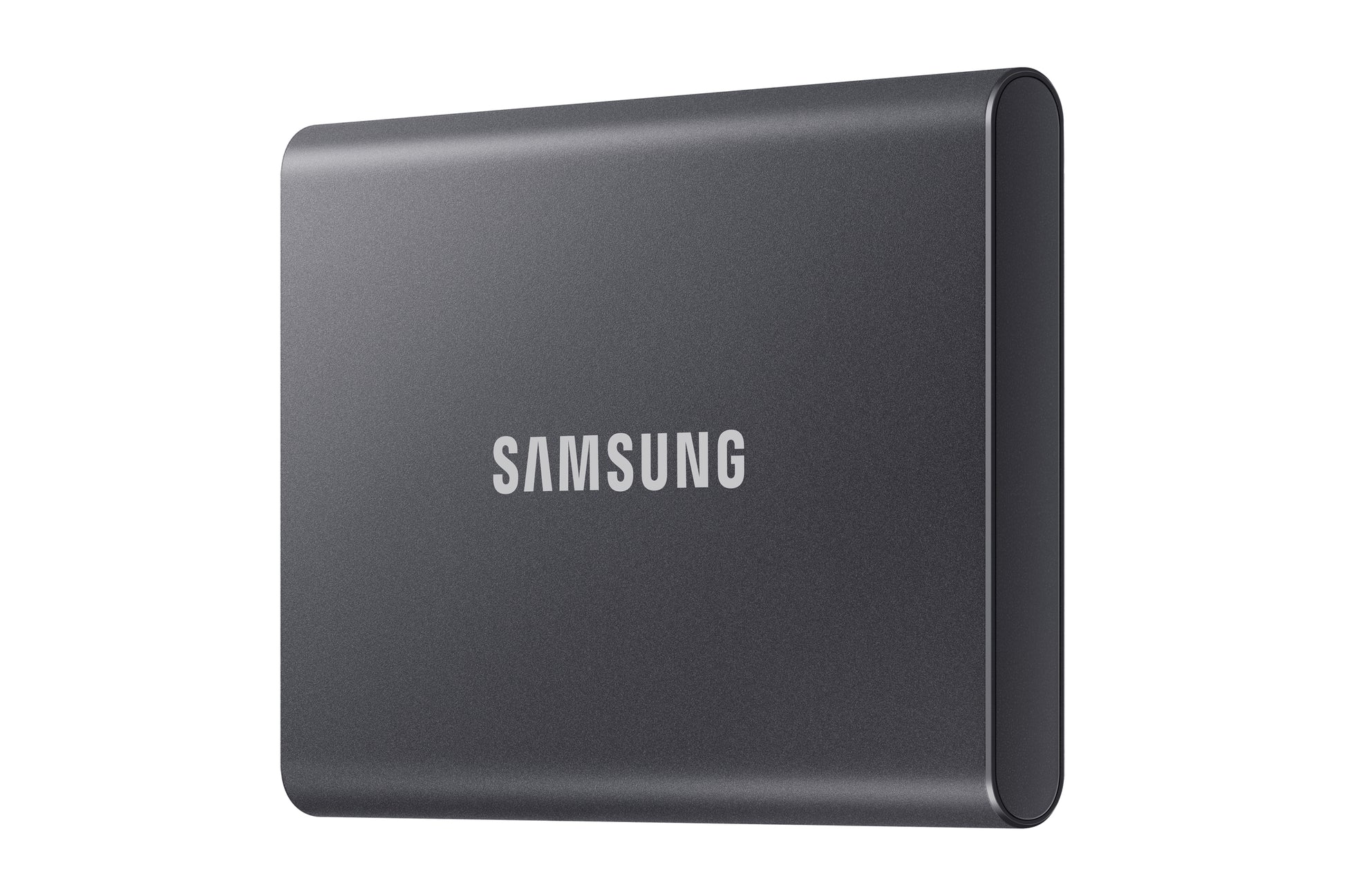 Samsung Portable SSD T7 – 2 TB, USB 3.2 Gen 2 (USB-C), 1'050/1'000 MB/s, AES-256 Hardwareverschlüsselung, Grau