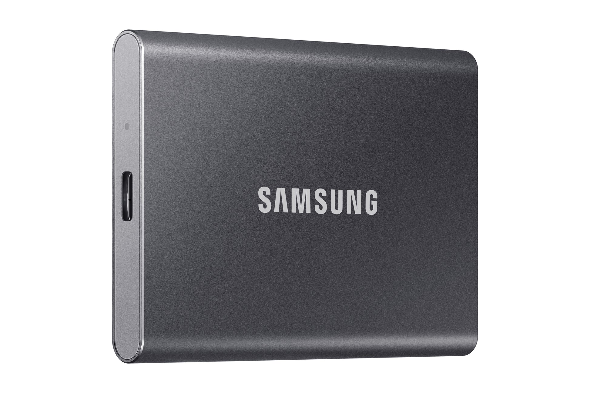 Samsung Portable SSD T7 – 2 TB, USB 3.2 Gen 2 (USB-C), 1'050/1'000 MB/s, AES-256 Hardwareverschlüsselung, Grau