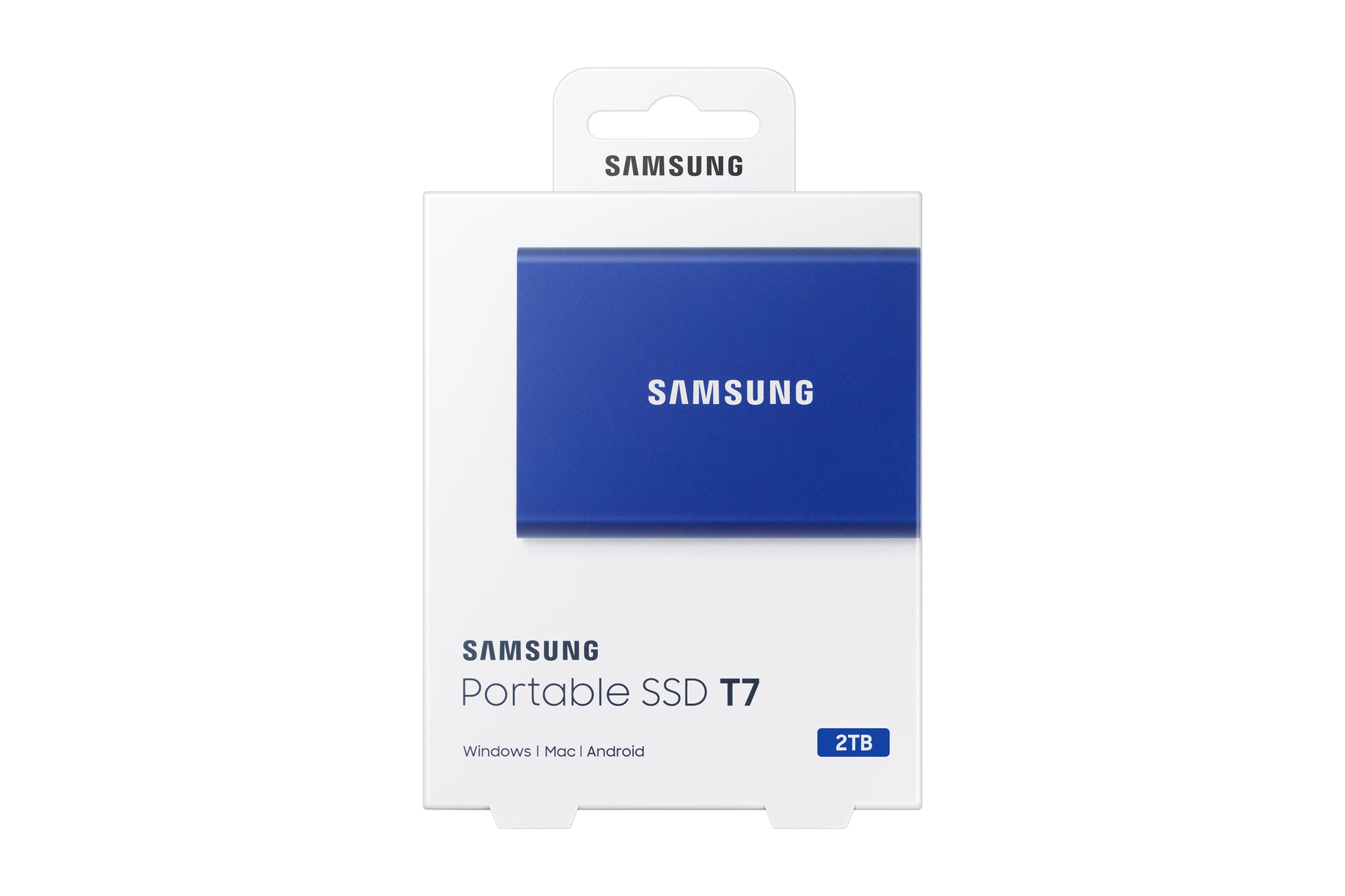 Samsung Portable SSD T7 – 2 TB, USB Typ-C (USB 3.2 Gen 2), Hardwareverschlüsselung