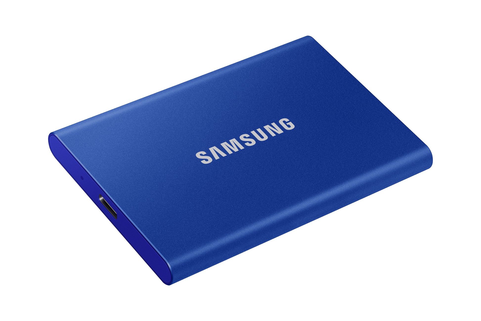 Samsung Portable SSD T7 – 500 GB, USB 3,2 Gen 2 (USB-C), 1'050/1'000 MB/s, Blau