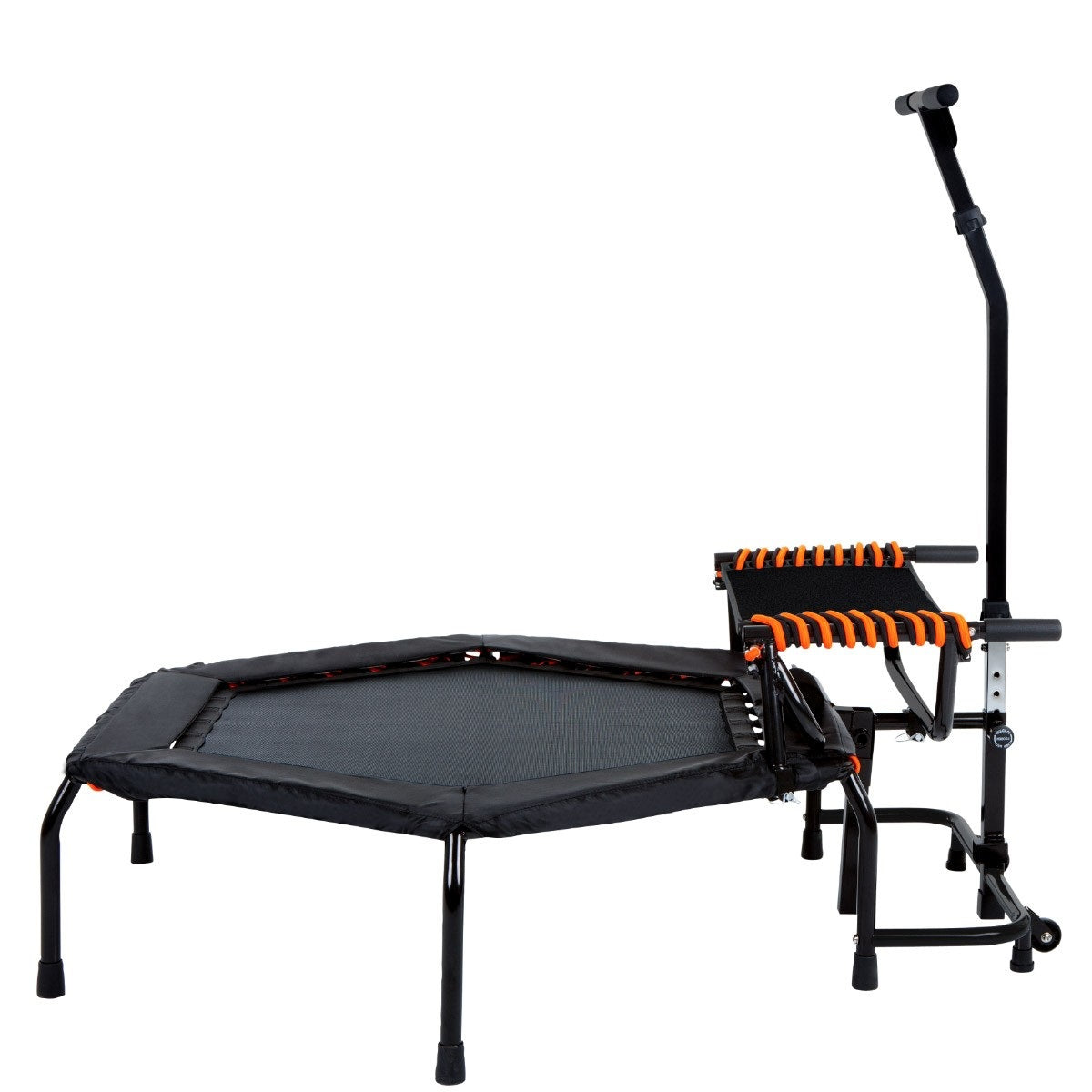HAMMER Profi JumpStep Fitness-Trampolin – sechseckig – 133,0 × 139,0 × 139,0 cm – Belastbarkeit 150 kg