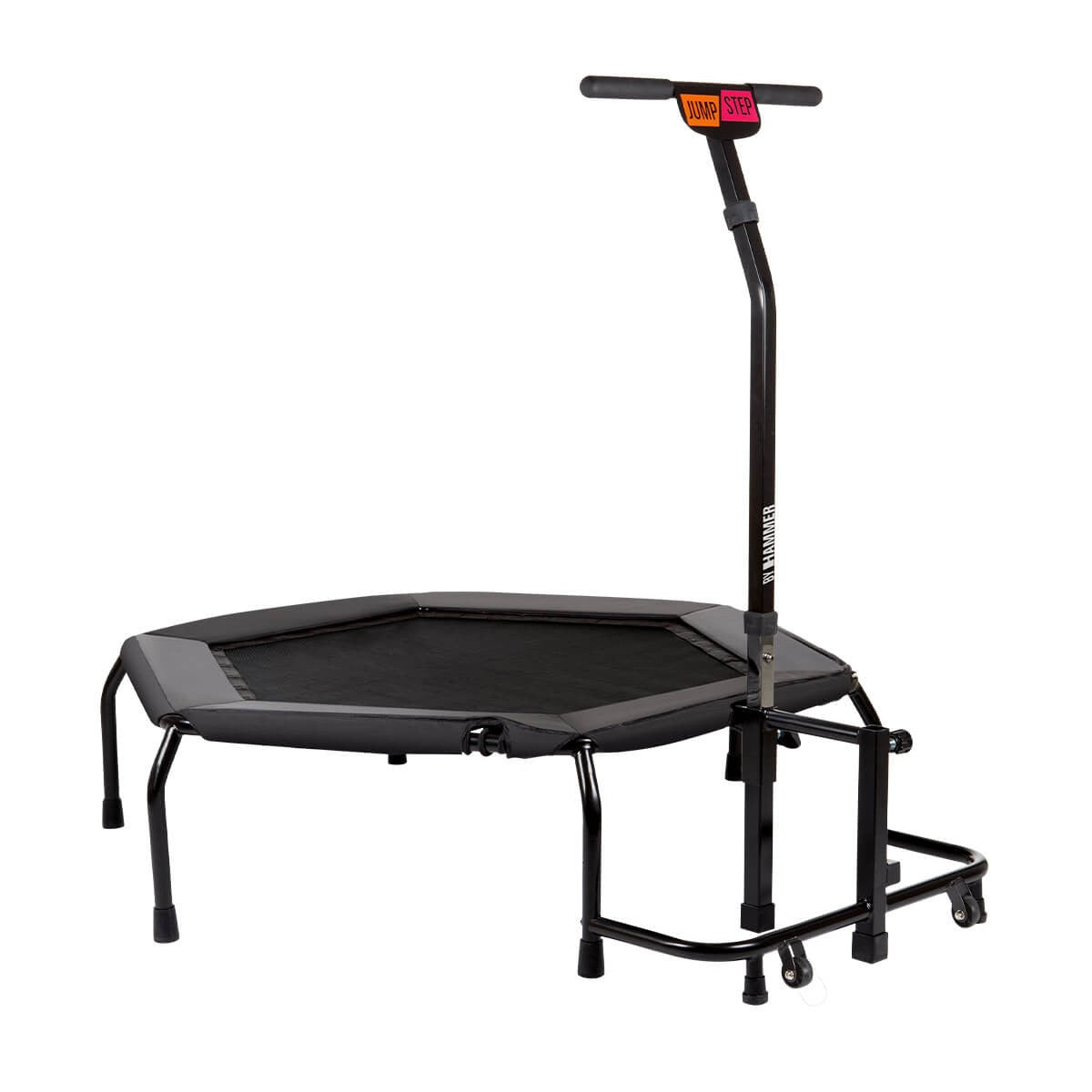 HAMMER Profi JumpStep Fitness-Trampolin – sechseckig – 133,0 × 139,0 × 139,0 cm – Belastbarkeit 150 kg