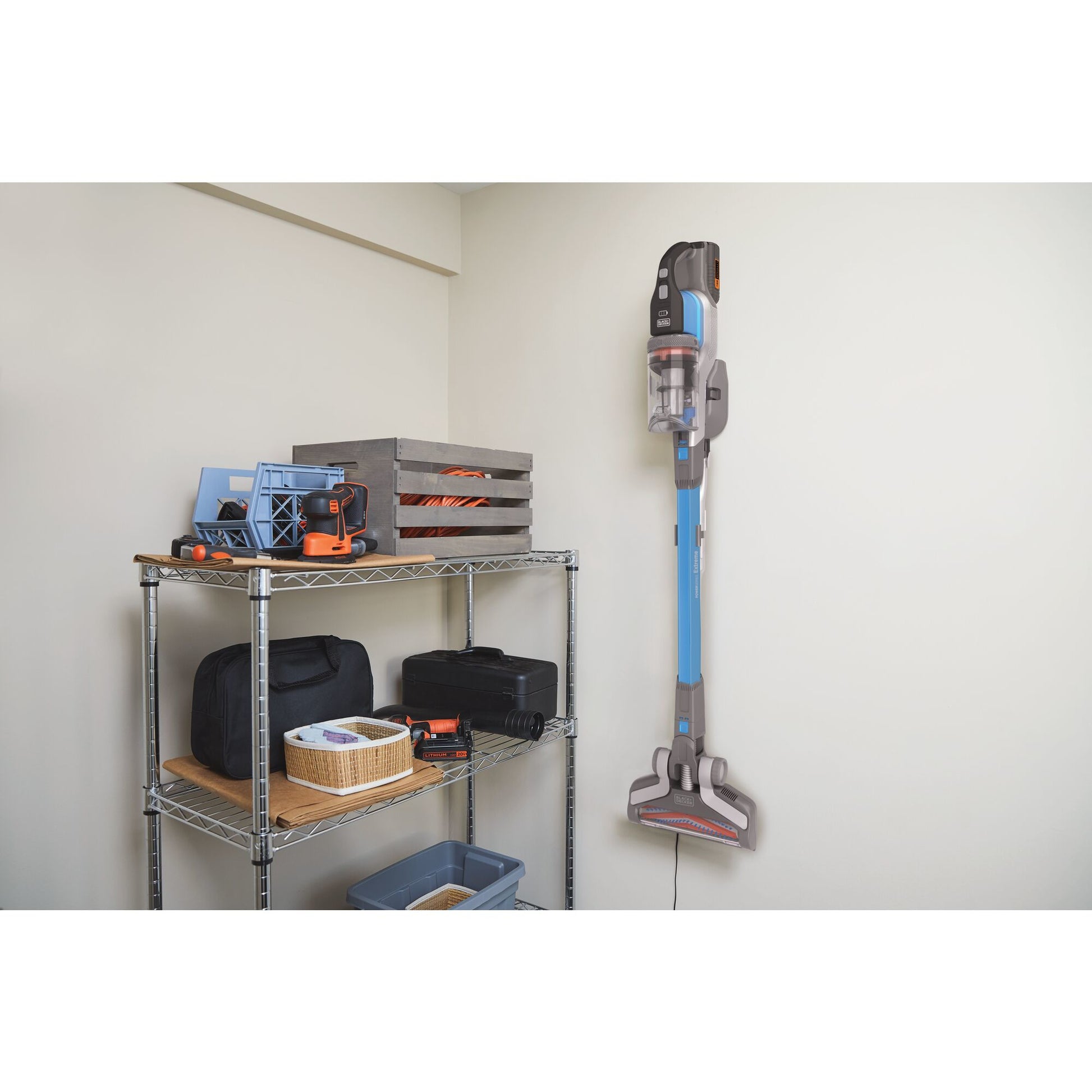 Black & Decker BLACK+DECKER Akkustaubsauger – 72 Wh, 0,8 l, Akkubetrieb, 3 Stufen
