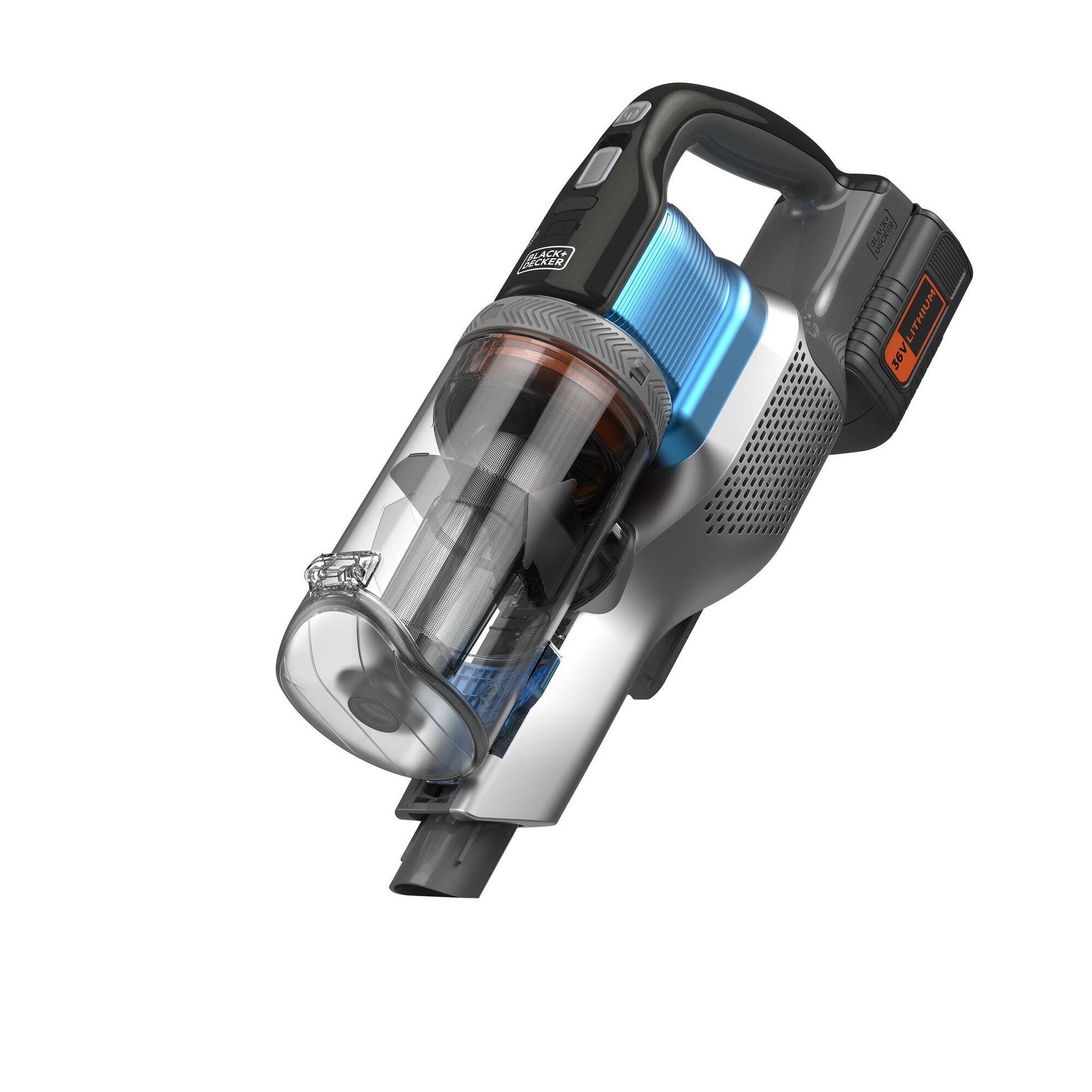 Black & Decker BLACK+DECKER Akkustaubsauger – 72 Wh, 0,8 l, Akkubetrieb, 3 Stufen