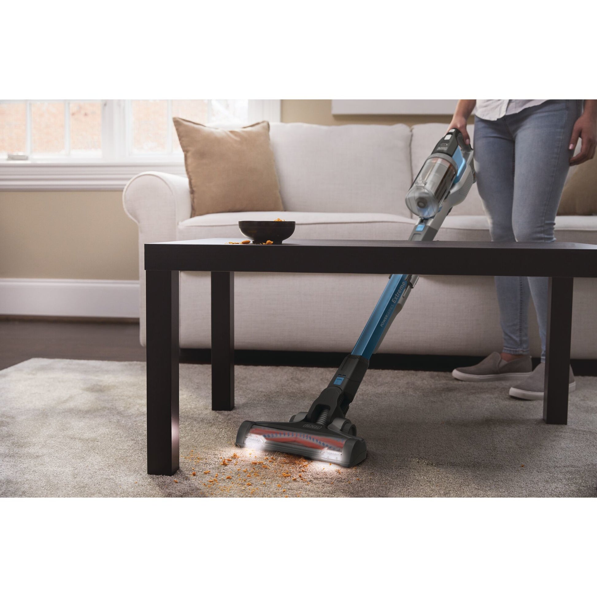 Black & Decker BLACK+DECKER Akkustaubsauger – 72 Wh, 0,8 l, Akkubetrieb, 3 Stufen