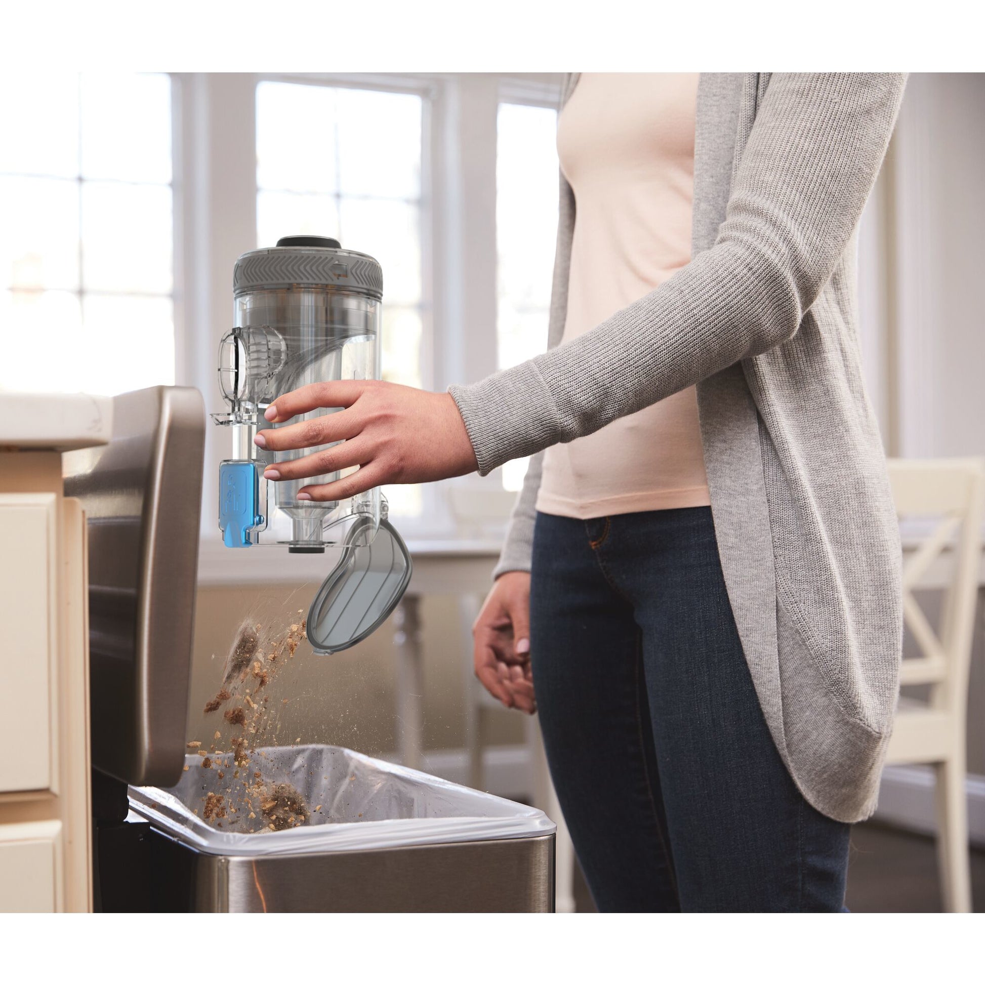 Black & Decker BLACK+DECKER Akkustaubsauger – 72 Wh, 0,8 l, Akkubetrieb, 3 Stufen