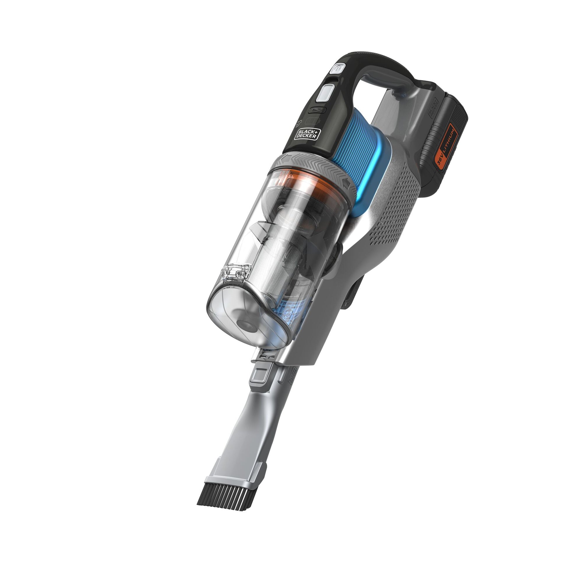 Black & Decker BLACK+DECKER Akkustaubsauger – 72 Wh, 0,8 l, Akkubetrieb, 3 Stufen
