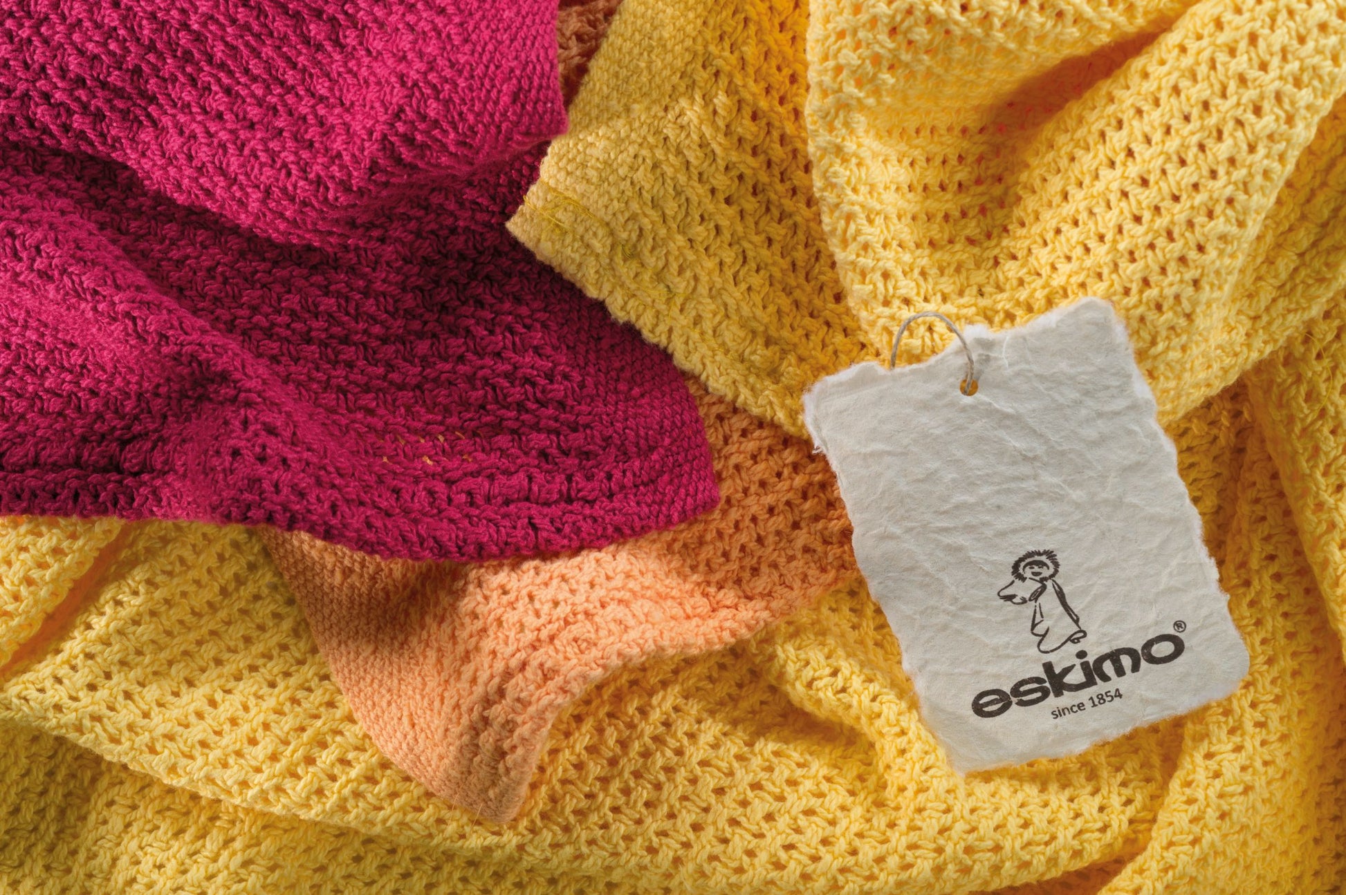Eskimo Wohndecke Summer Dream – 150 × 210 cm, Baumwolle, Weiss