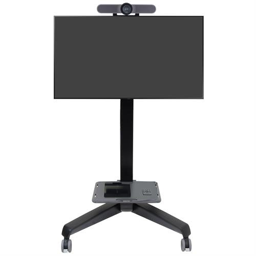 Ergotron Prospektständer Neoflex Mobile MediaCenter VHD – mit Rollen, schwarz