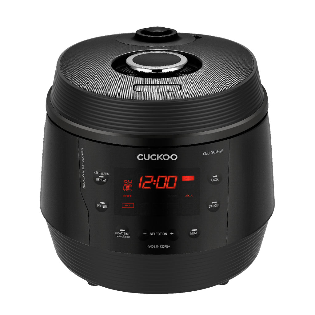 Cuckoo Reiskocher CMC-QAB549S – 5 l, 1100 W – schwarz/Aluminium