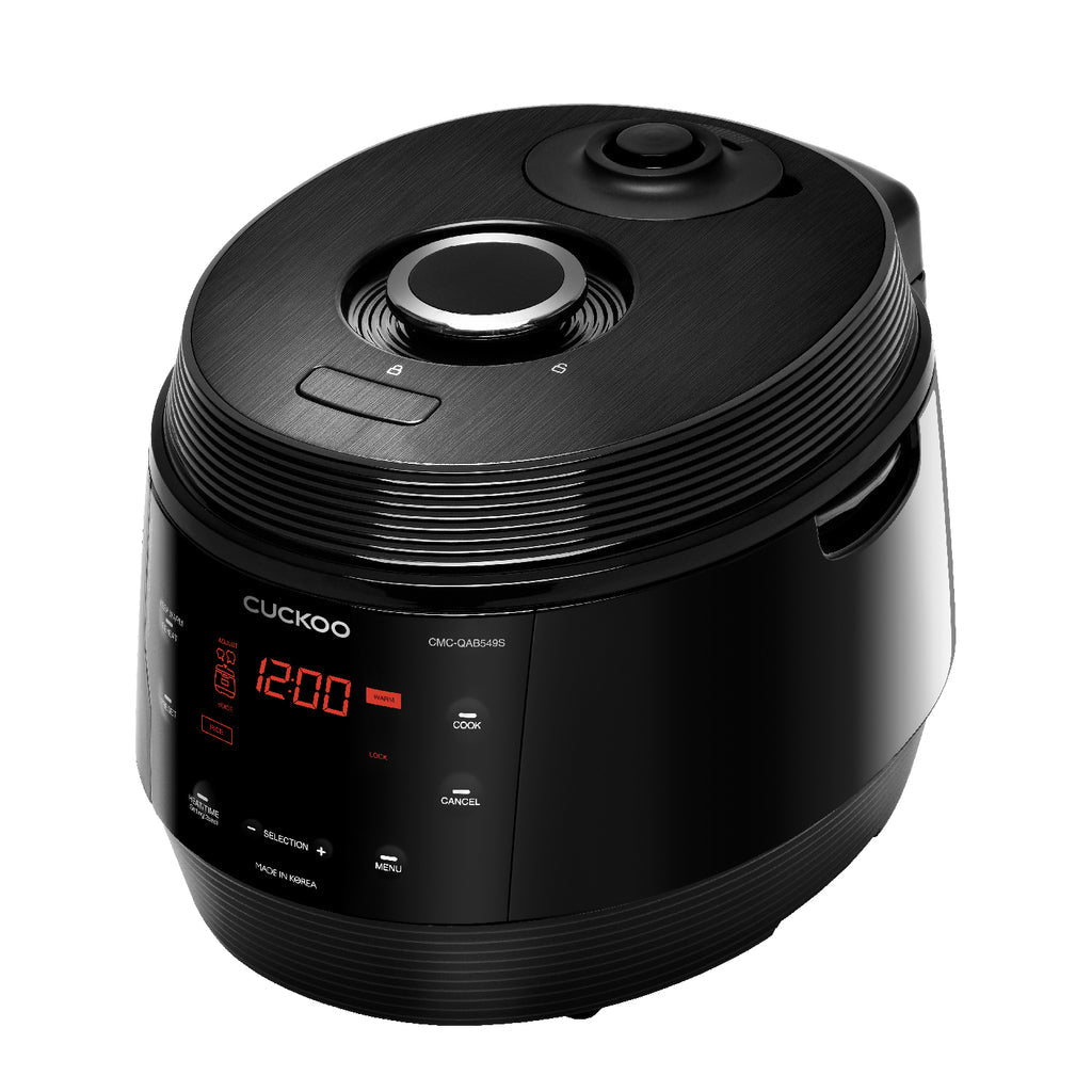 Cuckoo Reiskocher CMC-QAB549S – 5 l, 1100 W – schwarz/Aluminium