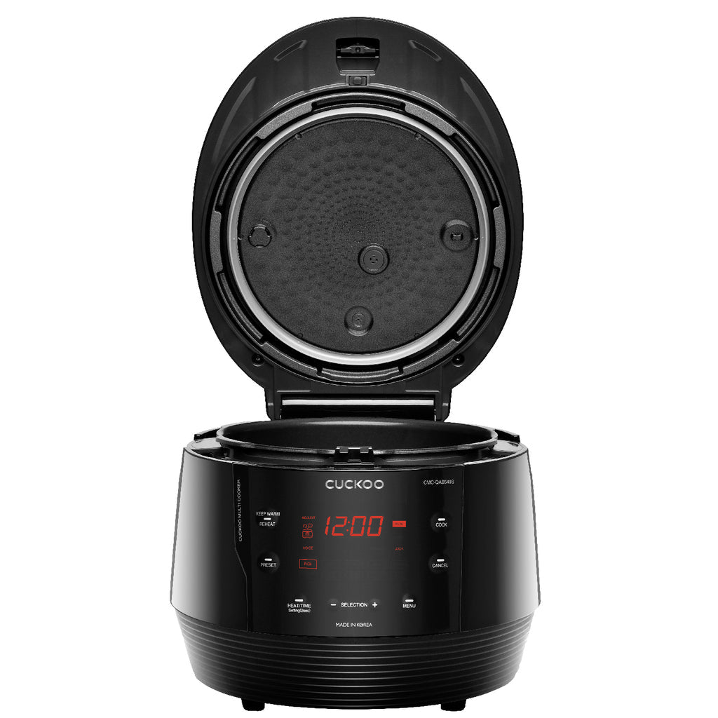 Cuckoo Reiskocher CMC-QAB549S – 5 l, 1100 W – schwarz/Aluminium