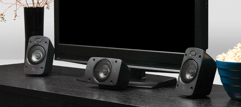 Logitech Z-906 – 5.1-Lautsprecherset – 500 W, Subwoofer 165 W, THX – Schwarz
