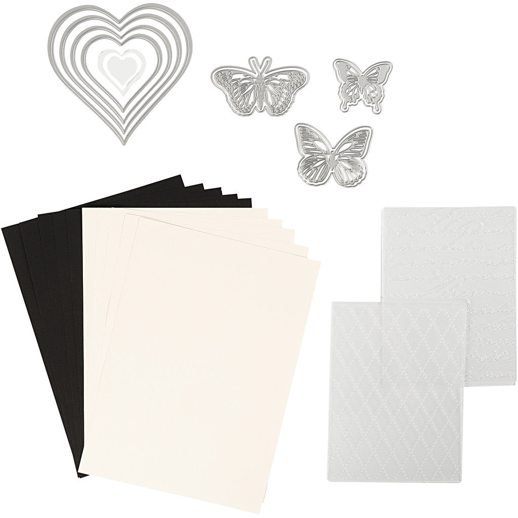 Creativ Company Stanz- und Prägemaschine A5, manuell, Starterkit