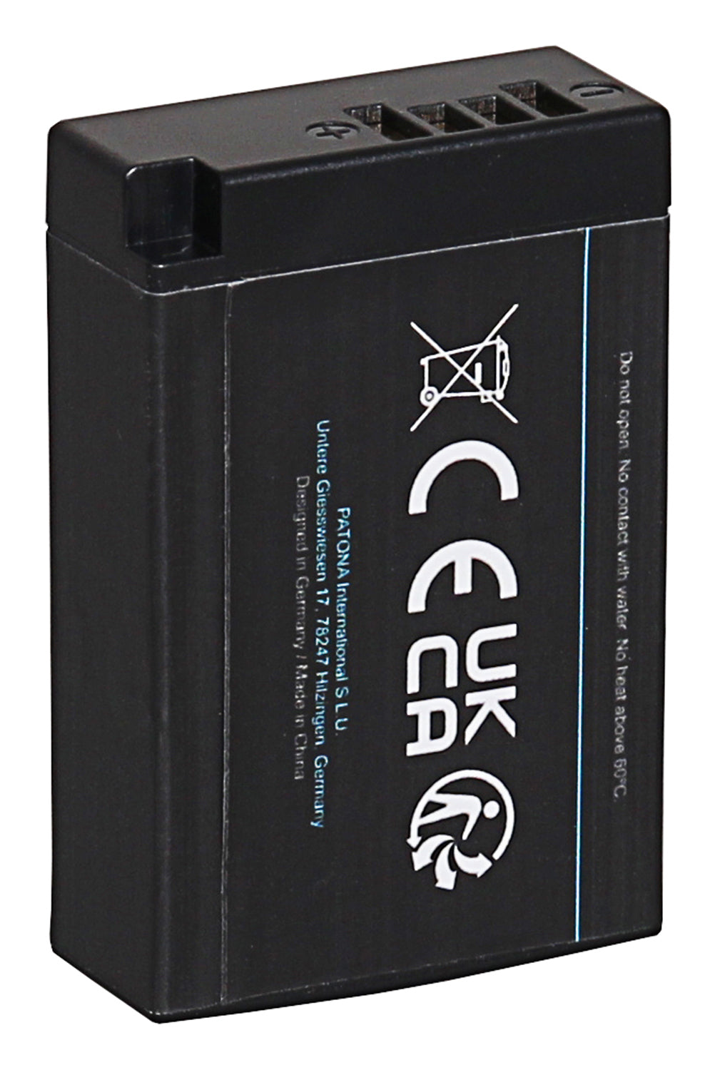 PATONA Platinum Akku LP-E17 1000 mAh 7,2 V – mit USB-C – für Canon EOS RP, 77D, 200D und andere – Schwarz