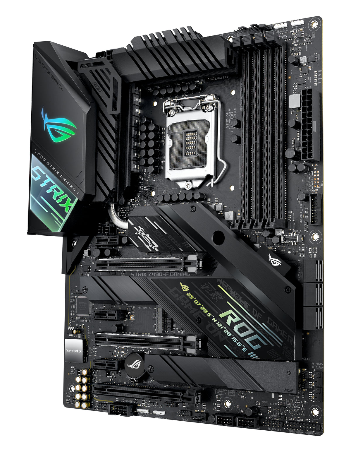 ASUS ROG STRIX Z490-F GAMING – Mainboard – LGA 1200, Intel Z490, ATX, DDR4