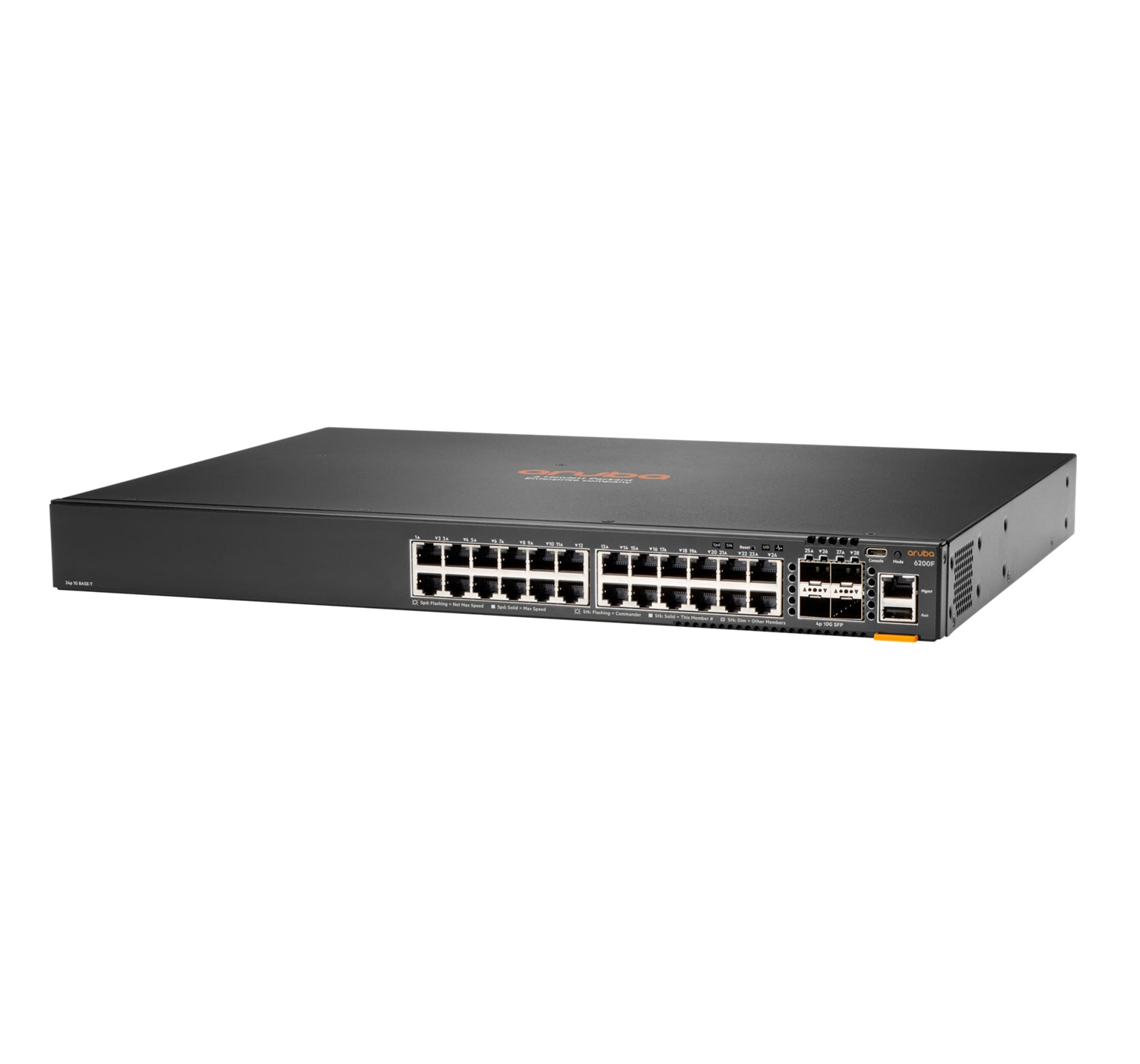 HPE Aruba CX 6200F 24G – Managed Switch – 24×GbE, 4×SFP+, L3, 1U