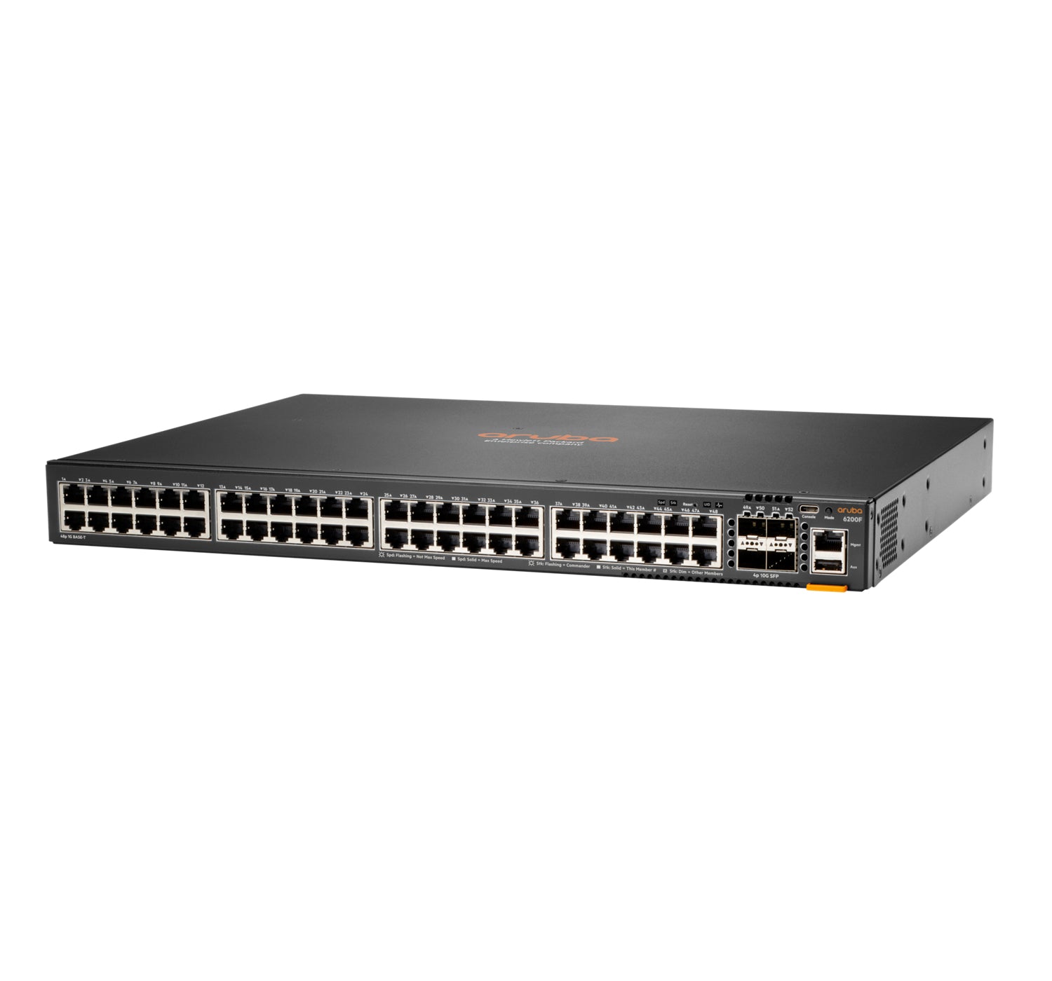 HPE Aruba Networking CX 6200F 48G – Managed Switch – 48×GbE, 4×SFP+, L3, 1U