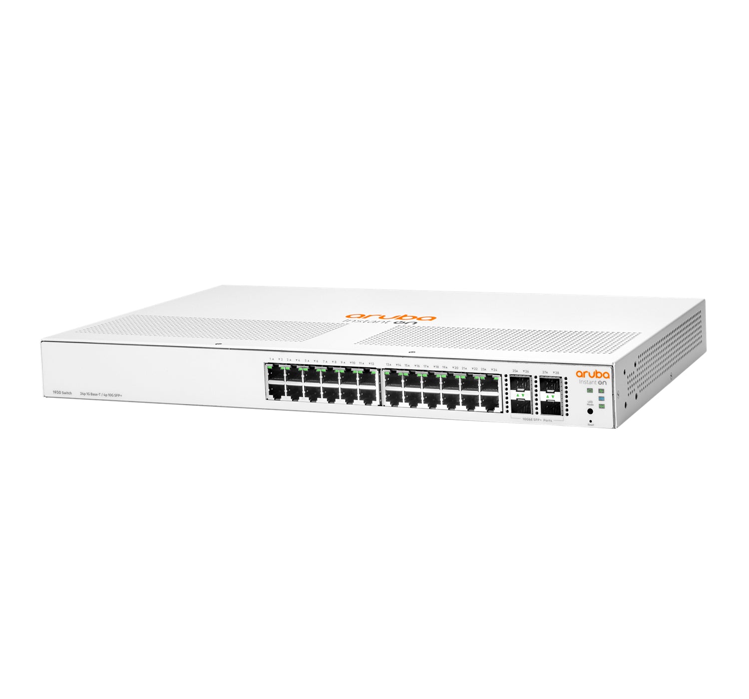 HPE Aruba 1930 24G 4SFP+ – Managed Switch – 24×GbE, 4×10G SFP+, L2+, 1U