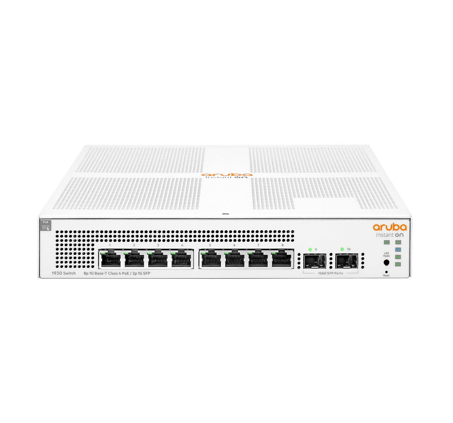HPE Aruba JL681A#ACD – Managed Switch – 8×GbE, 2×SFP, L2+, PoE 124 W, 1U
