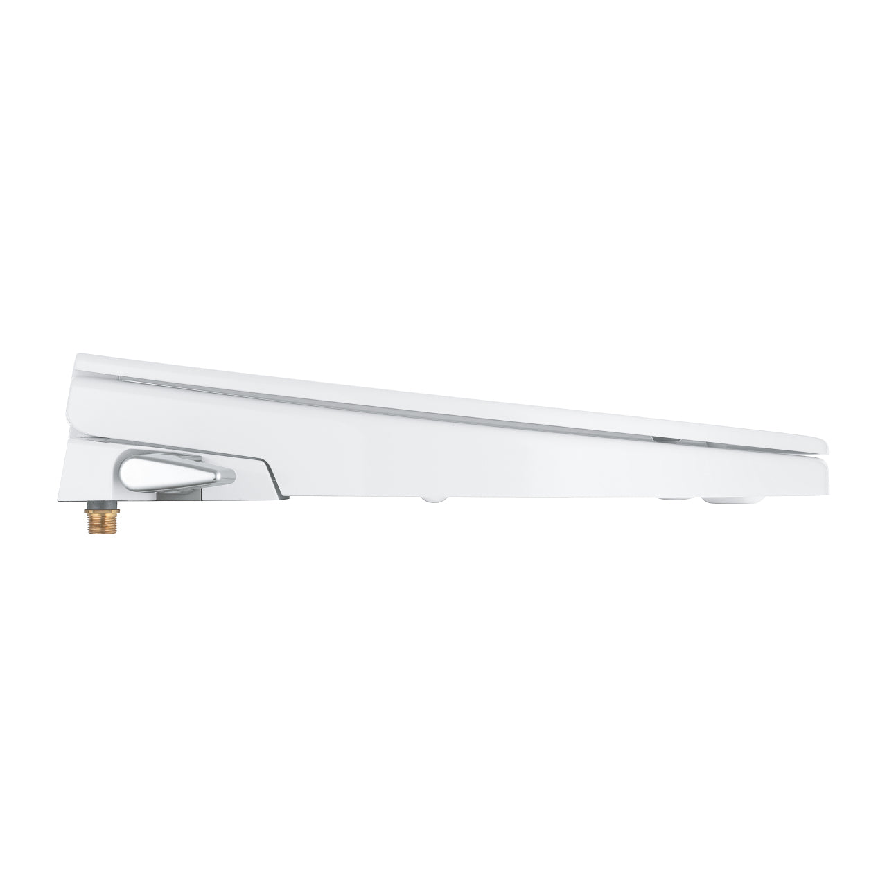GROHE WC-Sitz Bau 39648 – Keramik, Weiss, Dusch-WC, einstellbare Sprühintensität, 42,6 × 46,9 cm